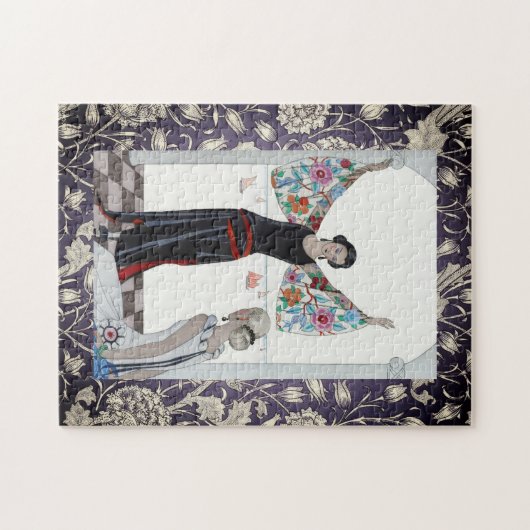 Art Déco Lila Puzzle (Horizontal)