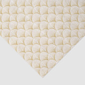 Art Deco Line Lüftermuster | weiß Seidenpapier (Detail)