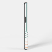 Art Deco Linien iPhone Hülle (Rechte Seite)