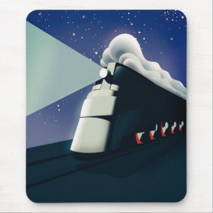 Art Deco Lokomotive Mousepad