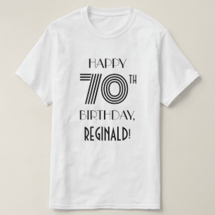 Art Deco  Look 70. Geburtstagsparty Shirt