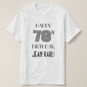 Art Deco  Look 78. Geburtstagsparty Shirt