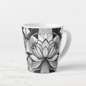 Art Deco Lotus 12oz Tasse (Rechte Ecke)