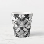 Art Deco Lotus 12oz Tasse (Vorderseite)