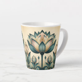 Art Deco Lotus 12oz Tasse