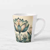 Art Deco Lotus 12oz Tasse (Rechts)