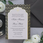 Art Deco Lotus Folieneinladung