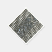 Art Deco Love Birds Paper Napkin Serviette (Ecke)