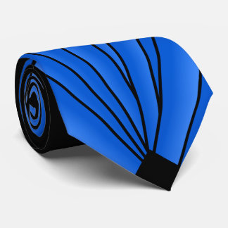 Art Deco Lüfter Design Deep Blue Krawatte