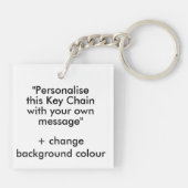 Art-Deco-Lüfterausdruck Schlüsselanhänger (Rückseite)