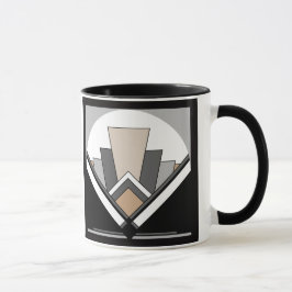 Art-Deco-Lüfterausdruck Tasse