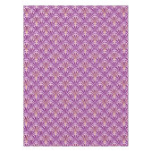 Art-Deco-Lüftermuster - lila und orchid Tischdecke (Vorderseite)
