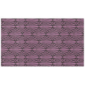 Art-Deco, Lüftermuster, rosa, schwarz, metallisch, Tischdecke (Vorderseite (Horizontal))