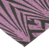Art-Deco, Lüftermuster, rosa, schwarz, metallisch, Tischdecke (Schrägansicht)