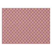 Art-Deco-Lüftermuster - Rosa und Bordeaux Tischdecke (Vorderseite (Horizontal))