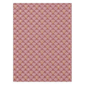 Art-Deco-Lüftermuster - Rosa und Bordeaux Tischdecke (Vorderseite)
