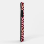 Art-Deco-Lüftermuster - Rosa und Maron Case-Mate iPhone Hülle (Hinten/Rechts)