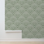 Art Deco Lüftermuster Sage Green Tapete<br><div class="desc">Eine elegante Art Deko Fan Muster Salbei grün, schälen und Tapeten Tapete Wand Behandlung, um Ihr Bad, Küche, oder jedes Zimmer zu modernisieren. Ideal, wenn Sie in einer Mietwohnung wohnen, die Ihren persönlichen Stil und Ihre Touch des Designs benötigt, um Dinge zum Pop zu machen. Tapete mit Schale und Stock...</div>