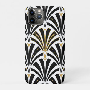 Art-Deco-Lüftermuster - Schwarz-Weiß Case-Mate iPhone Hülle
