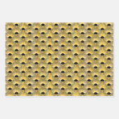 Art Deco Lüfterstil Wrapping Paper Geschenkpapier Set (Vorderseite 2)