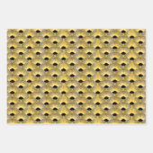 Art Deco Lüfterstil Wrapping Paper Geschenkpapier Set (Vorderseite)