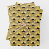 Art Deco Lüfterstil Wrapping Paper Geschenkpapier Set (Beispiel)