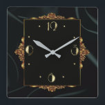 Art Deco Lux Quadratische Wanduhr<br><div class="desc">Großartiges Uhrendesign. Man wird es wie andere Lieben machen. Sie können dieses Design auch für andere Produkte verwenden,  die Sie mögen,  oder Ihren Text anpassen und hinzufügen. Folgen Sie mir für mehr. Vielen Dank. Ich wünsche Ihnen einen schönen Tag.</div>