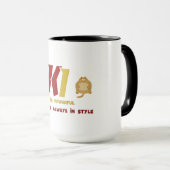 Art Deco Luxe | Emerald und Gold Masterpiece Tasse (VorderseiteRechts)
