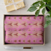 Art Deco Luxe Herz Tissue Paper Seidenpapier (Geschenk)