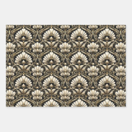 Art Deco Luxus-Geschenkpapier-Set Geschenkpapier Set