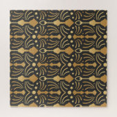 Art Deco Luxus: Vintage japanische Eleganz Puzzle (Horizontal)