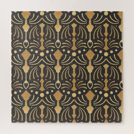 Art Deco Luxus: Vintage japanische Eleganz Puzzle (Vertikal)