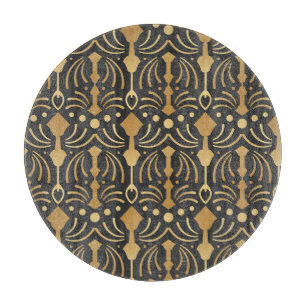 Art Deco Luxus: Vintage japanische Eleganz Schneidebrett