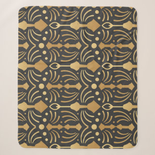 Art Deco Luxus: Vintage japanische Eleganz Sherpadecke