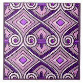 Art Deco macht Persia #9 (Keramik Tile) Fliese (Vorderseite)