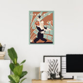 Art Deco Magazine Cover Cabaret Poster (Heimbüro)