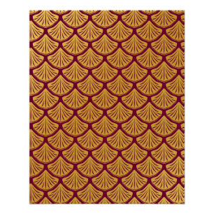 Art Déco Magenta Magenta Poster