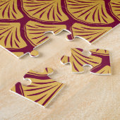 Art Déco Magenta Magenta Puzzle (Seite)