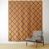 Art Déco Magenta Magenta Wandteppich (Beispiel)