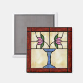 Art Deco Magnet (Vorderseite/Rückseite)