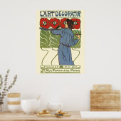 Art Déco Malerei Poster (Küche)