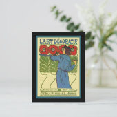 Art Déco Malerei Postkarte (Stehend Vorderseite)