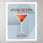 Art Deco Manhattan Poster (Vorne)