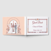 Art Deco Märchenhochzeit Gästebuch (Voll)
