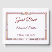 Art Deco Märchenhochzeit Gästebuch (Vorderseite)