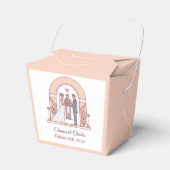 Art Deco Märchenhochzeit Geschenkschachtel (Vorderseite)