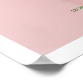 Art Deco Margarita Poster (Ecke)