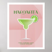 Art Deco Margarita Poster (Vorne)
