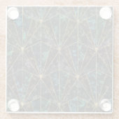 Art-Deco-Marmor: Malachite Luxury Glasuntersetzer (Rückseite)