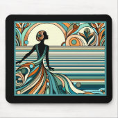 Art Deco-Mauspad Mousepad (Vorne)
